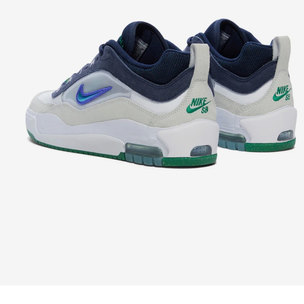 Nike Big boys Blue and Green Sneakers - Picture 2 of 8